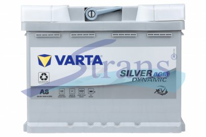 АКУМУЛЯТОР AGM 12V 60AH 680A R+ DYNAMIC 242*175*190MM 560901068