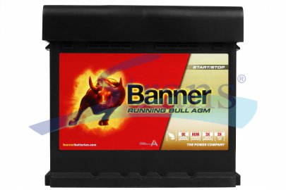 АКУМУЛЯТОР AGM 12V 50AH 540A R+ RUNNING BULL 210*175*190MM AGM55001