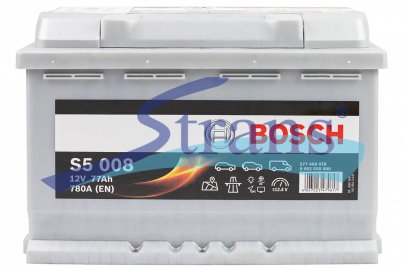 АКУМУЛЯТОР 12V 77AH 780A R+ S5 278*175*190MM B13 (ПІДМІННИЙ ФОНД)  0092S50080