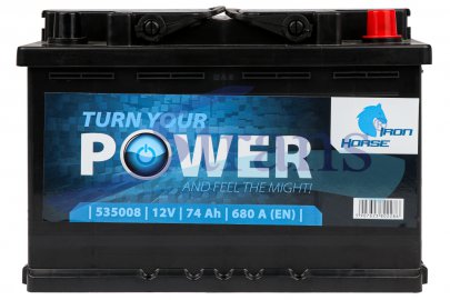 АКУМУЛЯТОР 12V 74AH 680A R+ EN 276*175*190MM R074616KN