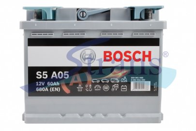 АКУМУЛЯТОР AGM START&STOP 12V 60AH 680A R+  S5 B13 242*175*190MM 0092S5A050
