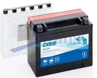 МОТОАКУМУЛЯТОР 12V 18AH 270A L+ 175*87*155MM EXIETX20HBS